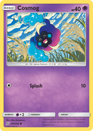 Cosmog 100/236 Sun & Moon Unified Minds