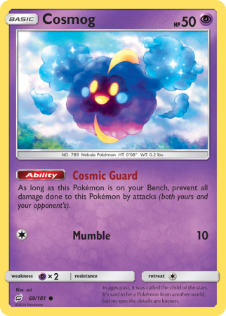 Cosmog 69/181 Sun & Moon Team Up