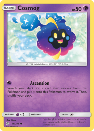 Cosmog 99/236 Sun & Moon Cosmic Eclipse