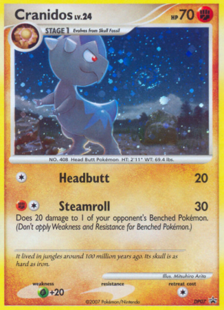 Cranidos DP07/56 Diamond & Pearl DP Black Star Promos