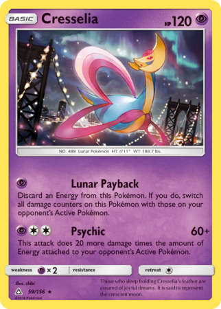 Cresselia 59/156 Sun & Moon Ultra Prism