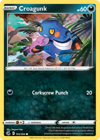 Croagunk 165/264 Sword & Shield Fusion Strike