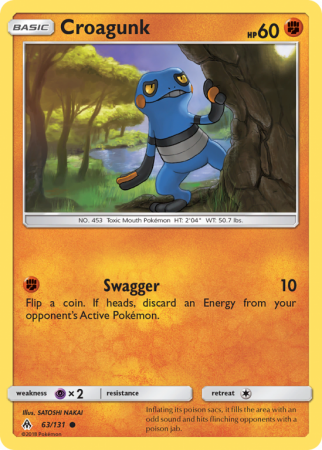 Croagunk 63/131 Sun & Moon Forbidden Light