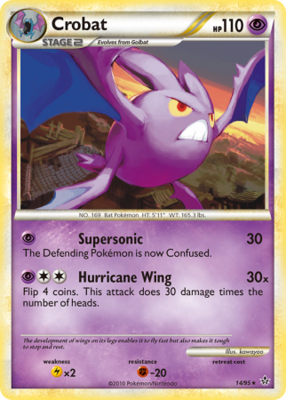 Crobat 14/95 HeartGold & SoulSilver HS—Unleashed