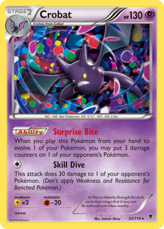 Crobat 33/119 XY Phantom Forces