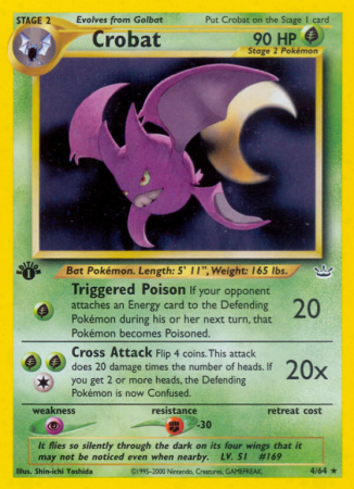Crobat 4/66 Neo Neo Revelation