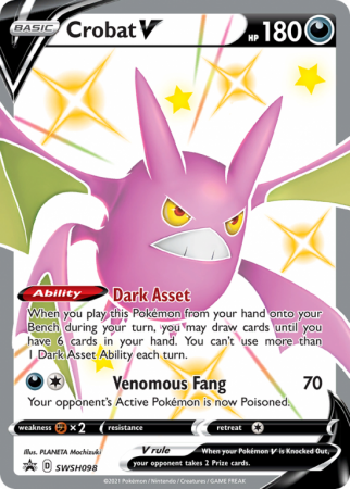 Crobat V SWSH098/103 Sword & Shield SWSH Black Star Promos