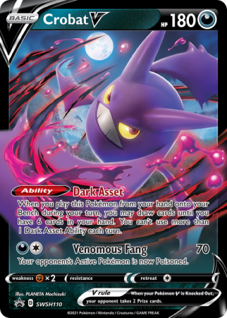 Crobat V SWSH110/103 Sword & Shield SWSH Black Star Promos