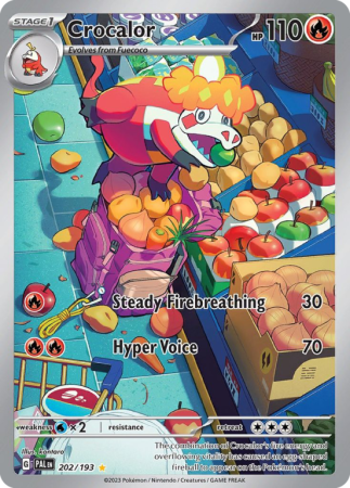 Crocalor 202/193 Scarlet & Violet Paldea Evolved