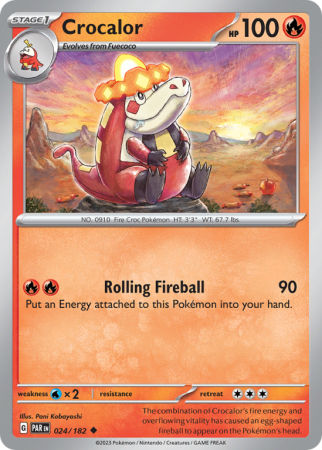 Crocalor 24/182 Scarlet & Violet Paradox Rift