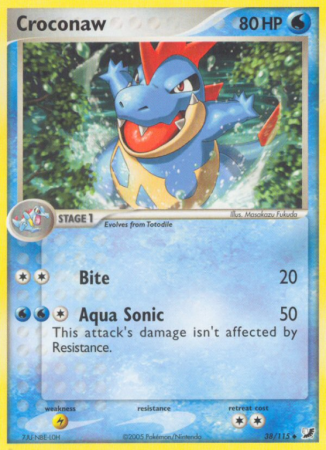 Croconaw 38/115 EX Unseen Forces