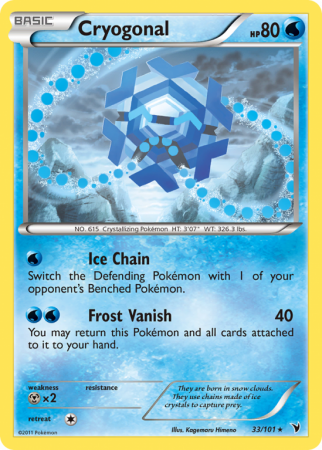 Cryogonal 33/101 Black & White Noble Victories