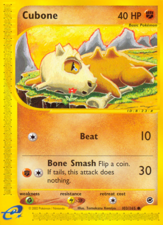 Cubone 103/165