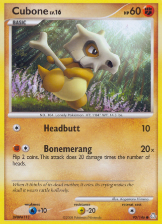 Cubone 90/146