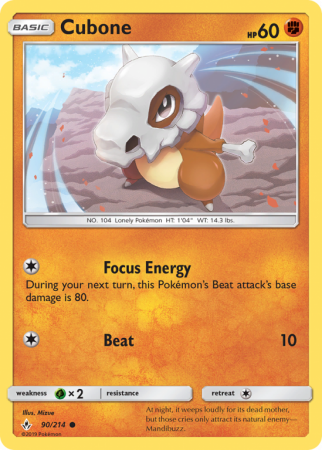 Cubone 90/214