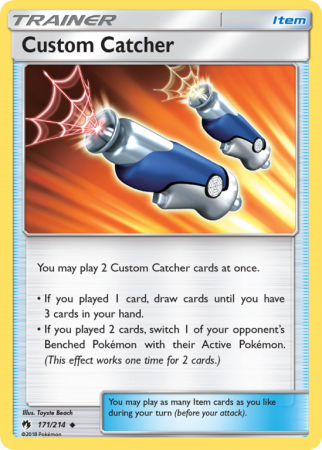 Custom Catcher 171/214 Sun & Moon Lost Thunder