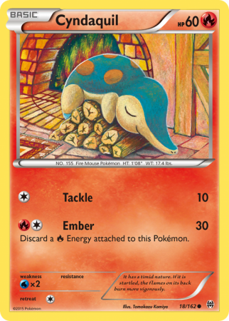 Cyndaquil 18/162 XY BREAKthrough