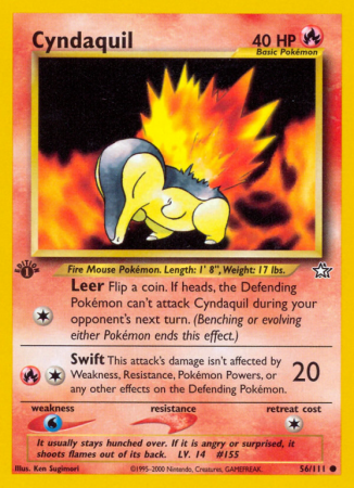 Cyndaquil 56/111 Neo Neo Genesis