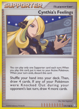 Cynthia's Feelings 131/146 Diamond & Pearl Legends Awakened