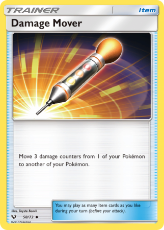 Damage Mover 58/73 Sun & Moon Shining Legends
