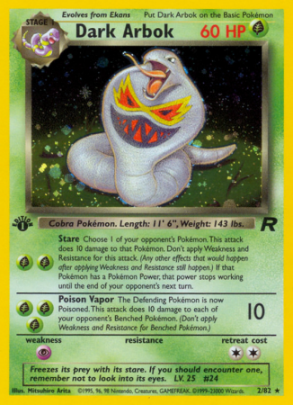 Dark Arbok 2/83 Base Team Rocket
