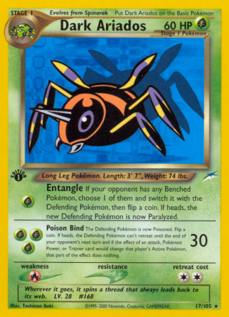 Dark Ariados 17/113 Neo Neo Destiny