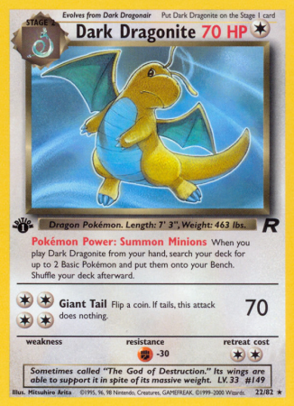 Dark Dragonite 22/83