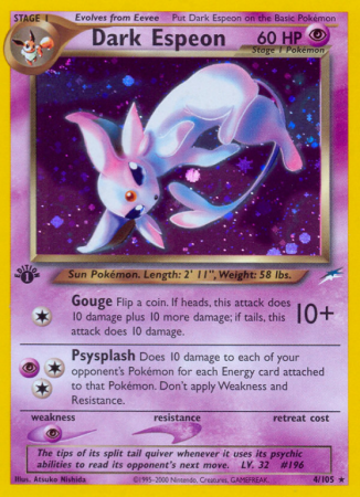 Dark Espeon 4/113 Neo Neo Destiny