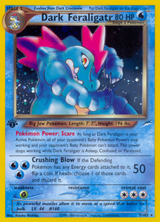 Dark Feraligatr 5/113 Neo Neo Destiny