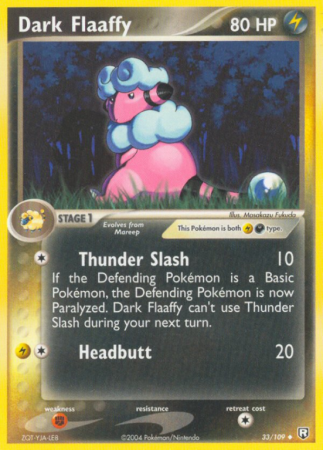 Dark Flaaffy 33/109 EX Team Rocket Returns