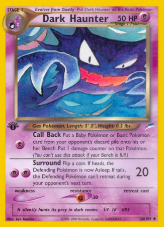 Dark Haunter 36/113 Neo Neo Destiny