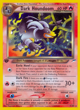 Dark Houndoom 7/113 Neo Neo Destiny