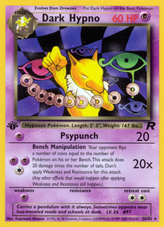 Dark Hypno 26/83 Base Team Rocket