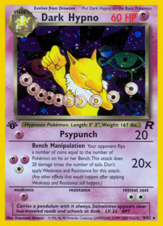 Dark Hypno 9/83 Base Team Rocket