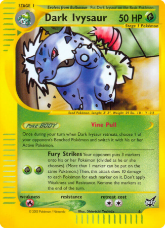 Dark Ivysaur 6/9