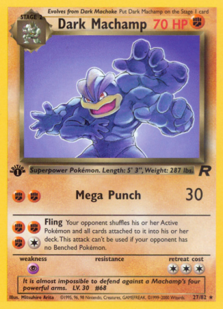 Dark Machamp 27/83 Base Team Rocket