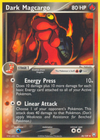Dark Magcargo 38/109 EX Team Rocket Returns