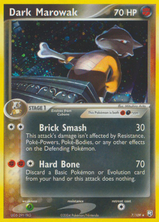 Dark Marowak 7/109 EX Team Rocket Returns
