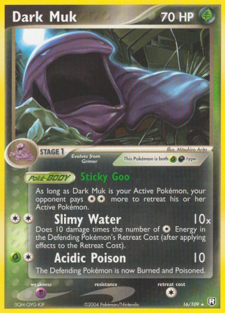 Dark Muk 16/109 EX Team Rocket Returns