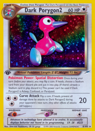 Dark Porygon2 8/113 Neo Neo Destiny