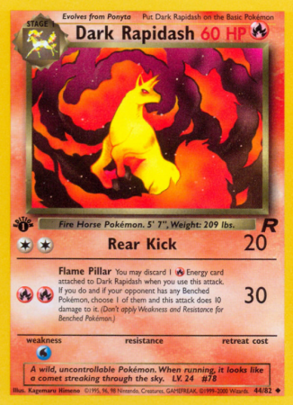 Dark Rapidash 44/83 Base Team Rocket