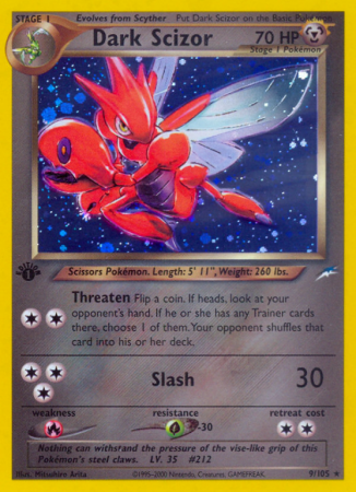 Dark Scizor 9/113 Neo Neo Destiny
