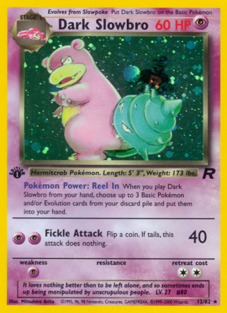 Dark Slowbro 12/83 Base Team Rocket