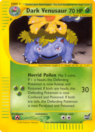 Dark Venusaur 7/9