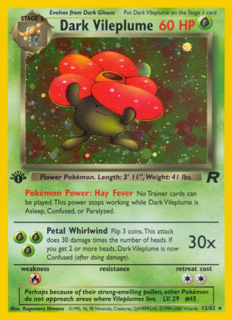 Dark Vileplume 13/83 Base Team Rocket