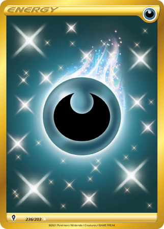 Darkness Energy 236/203 Sword & Shield Evolving Skies