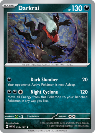 Darkrai 136/197 Scarlet & Violet Obsidian Flames