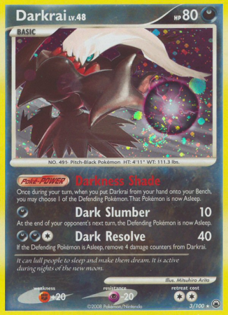 Darkrai 3/100 Diamond & Pearl Majestic Dawn