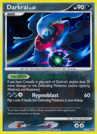 Darkrai DP52/56 Diamond & Pearl DP Black Star Promos