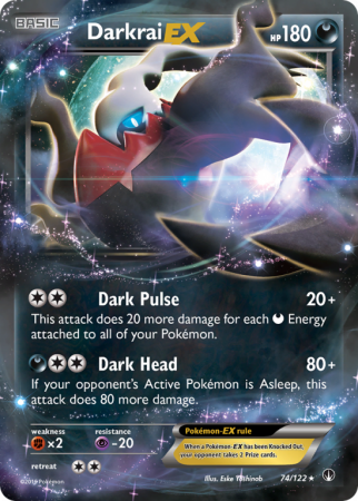 Darkrai-EX 74/122 XY BREAKpoint